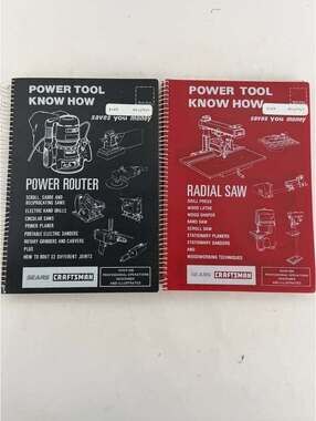 Vintage Sears Craftsman Power Tool Know How Manuals